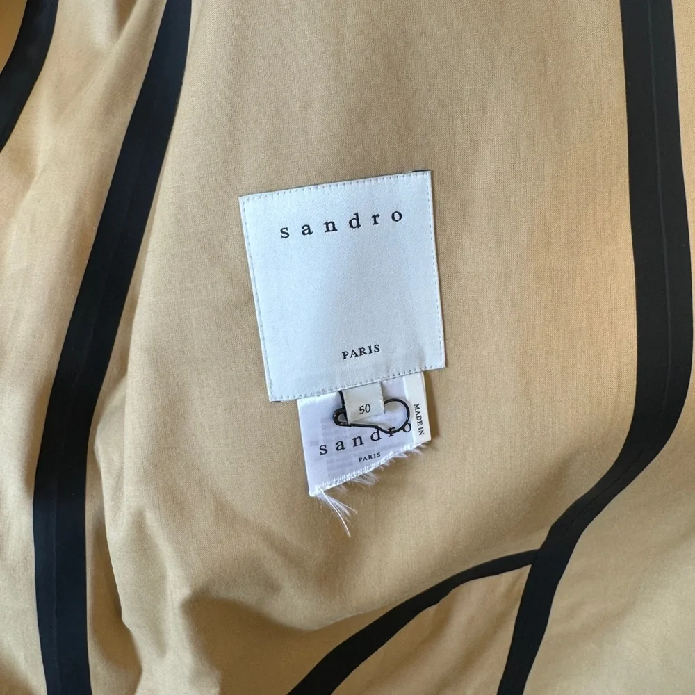 Sandro Oversized Trench Coat - Picture 5 of 6